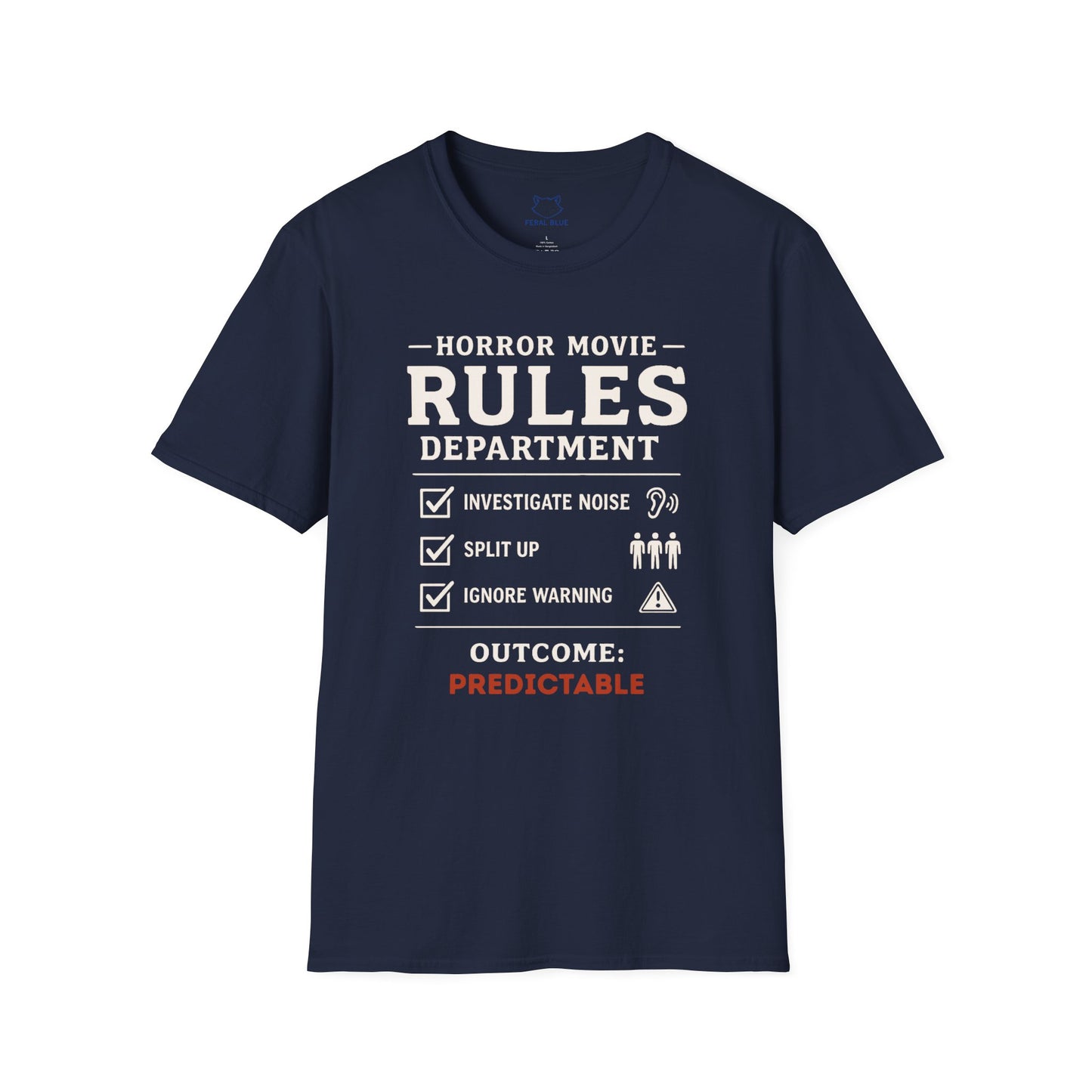 Horror Movie Rules T-Shirt