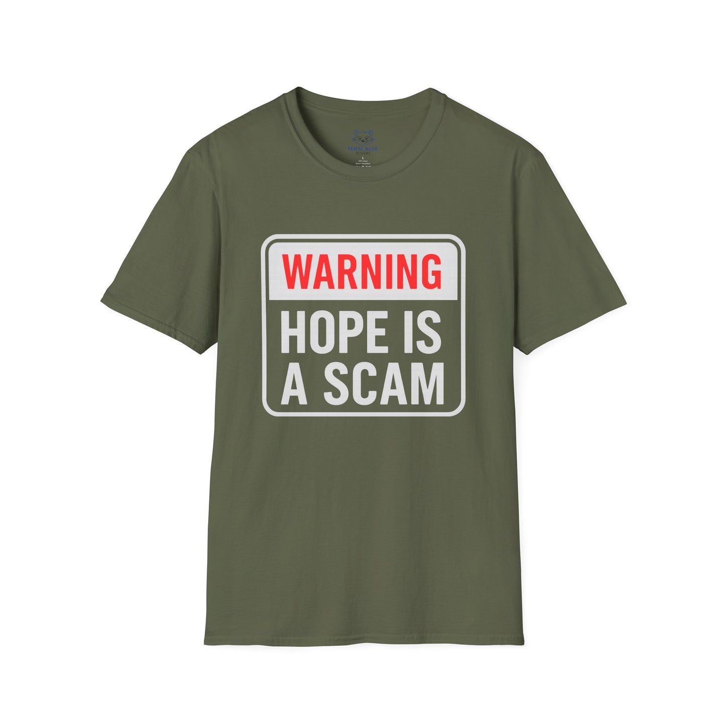 Warning: Hope Is a Scam Ceramic T-Shirt