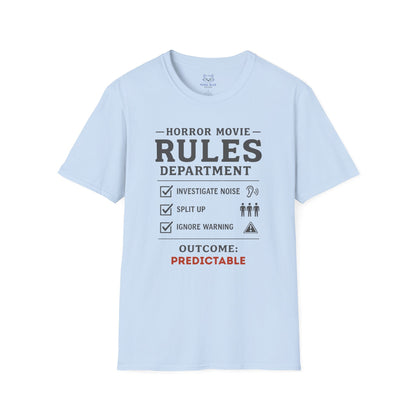 Horror Movie Rules T-Shirt