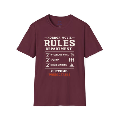 Horror Movie Rules T-Shirt