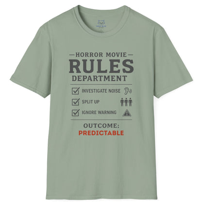 Horror Movie Rules T-Shirt