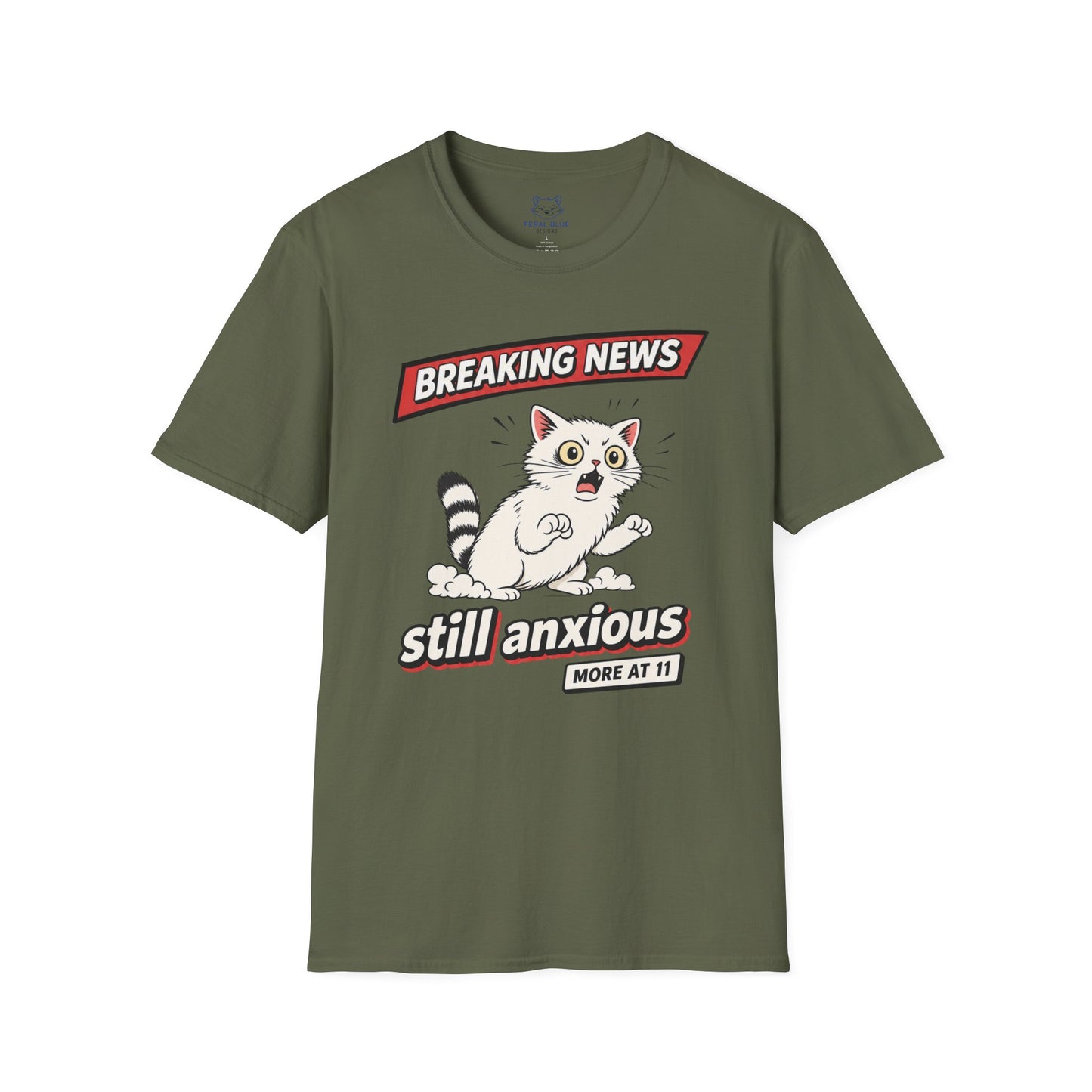 Breaking News Still Anxious T-Shirt