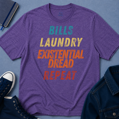 Bills Laundry Existential Dread Repeat T-shirt