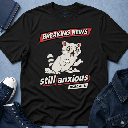 Breaking News Still Anxious T-Shirt