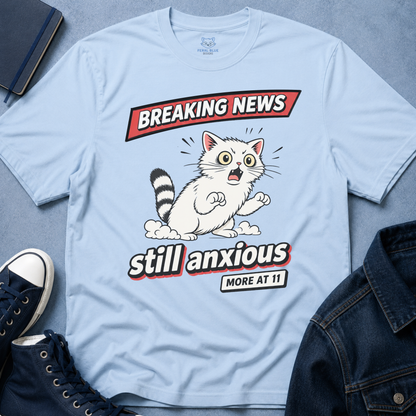 Breaking News Still Anxious T-Shirt