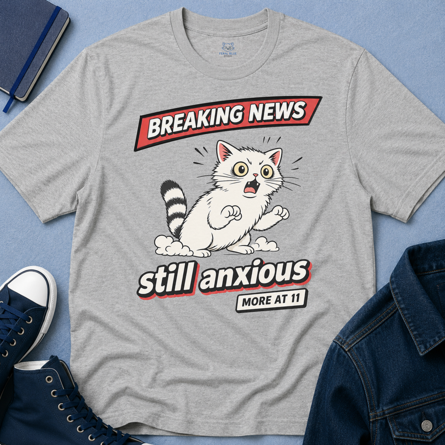 Breaking News Still Anxious T-Shirt