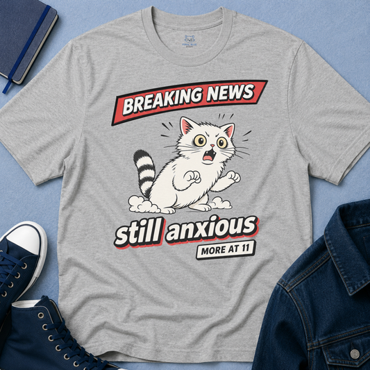 Breaking News Still Anxious T-Shirt