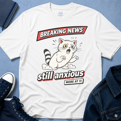 Breaking News Still Anxious T-Shirt