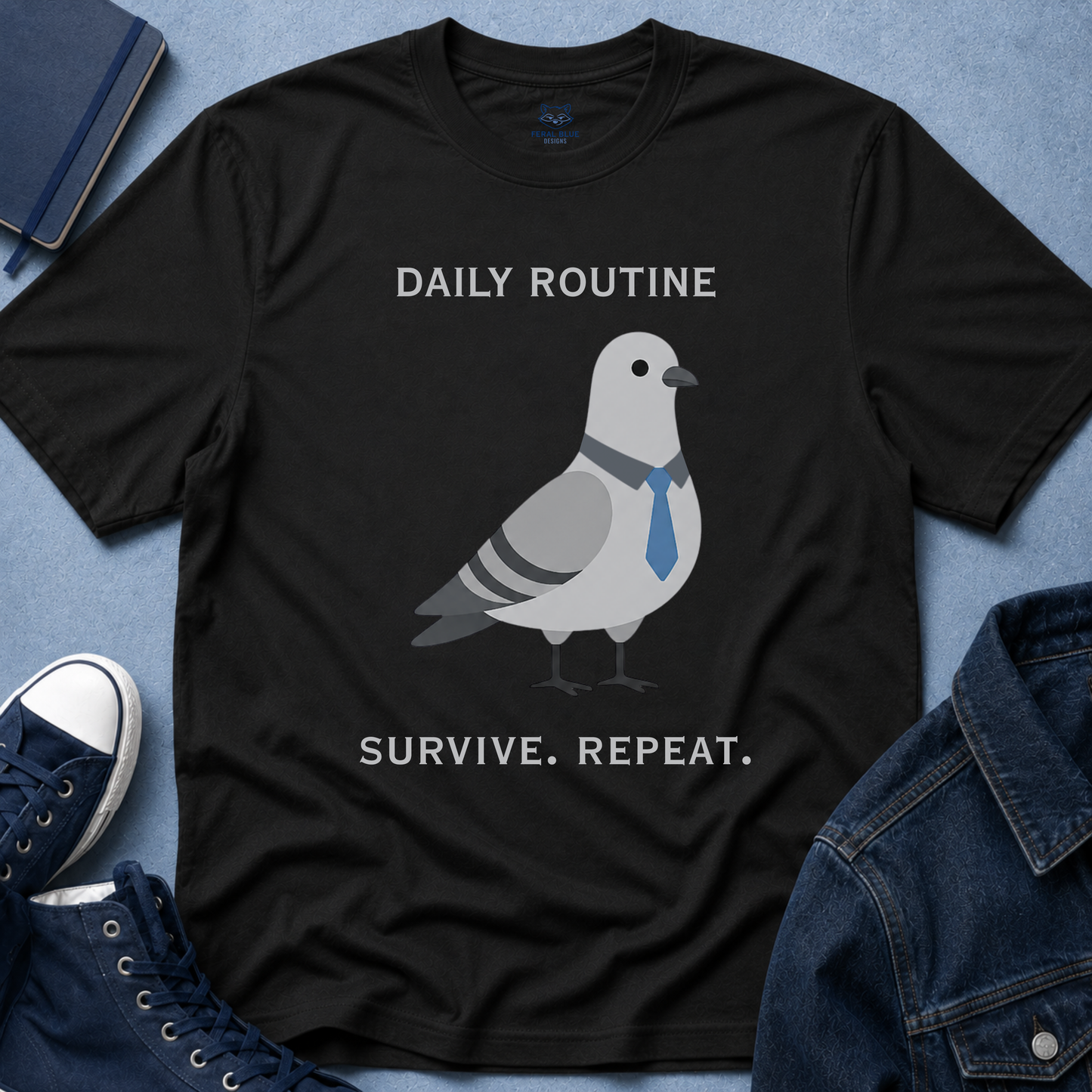 Daily Routine Survive Repeat T-Shirt