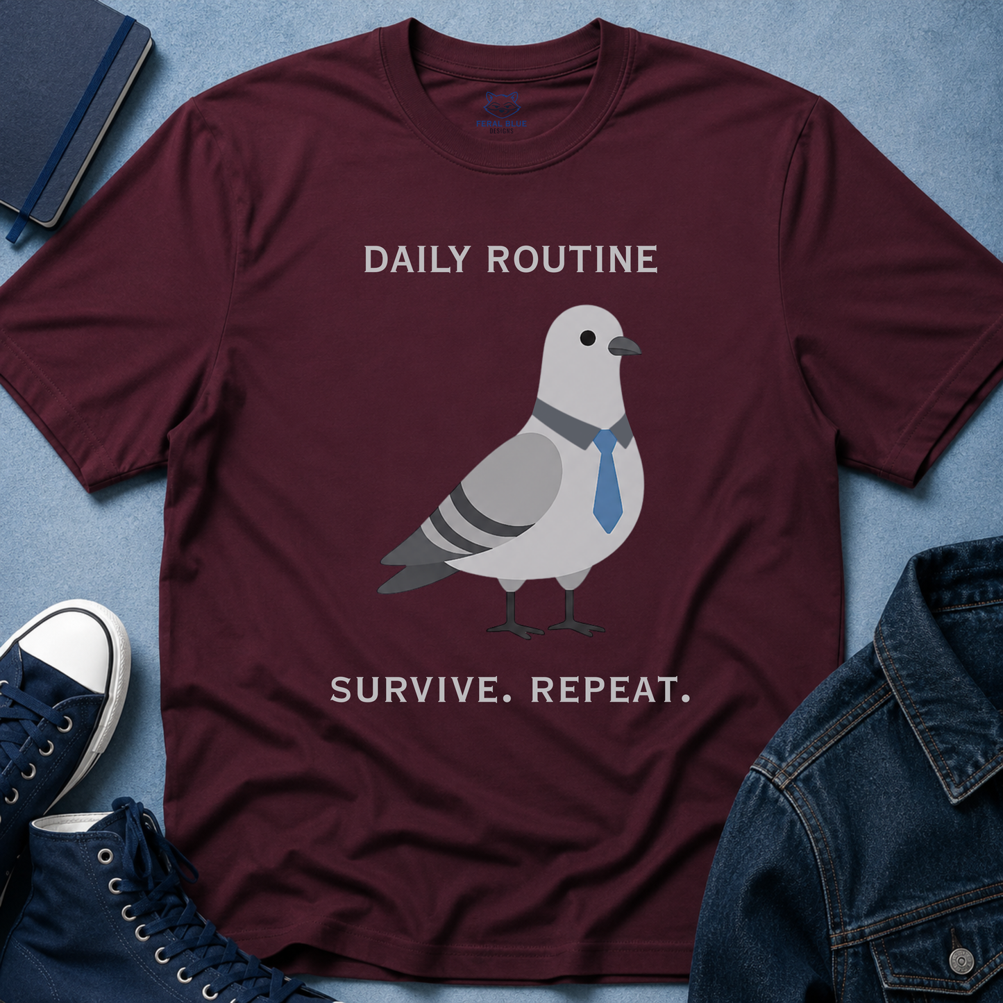 Daily Routine Survive Repeat T-Shirt