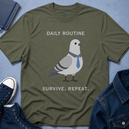 Daily Routine Survive Repeat T-Shirt