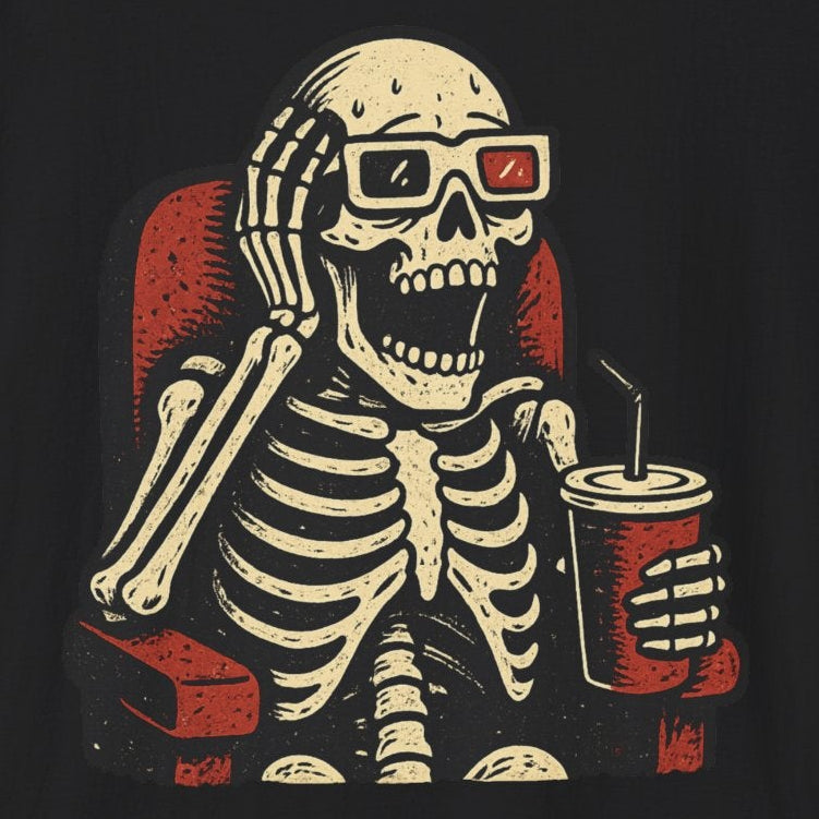 Movie Skeleton Graphic T-Shirt