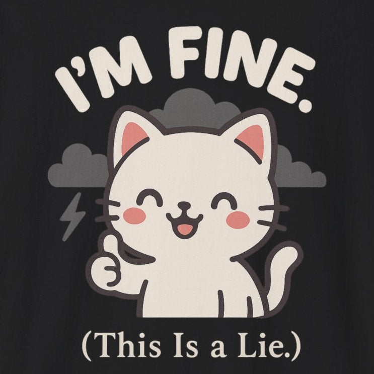 I'm Fine This is a Lie T-Shirt