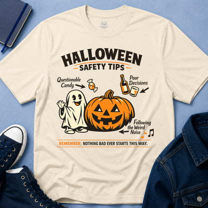 Halloween Safety Tips T-Shirt