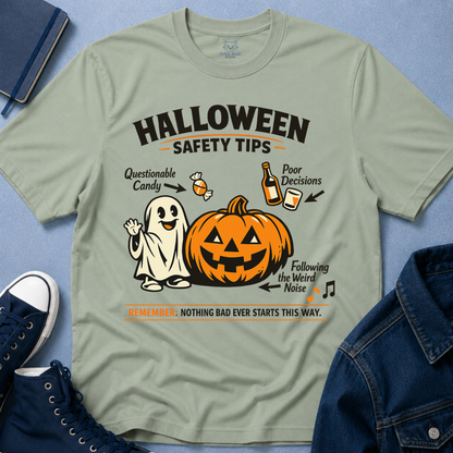 Halloween Safety Tips T-Shirt