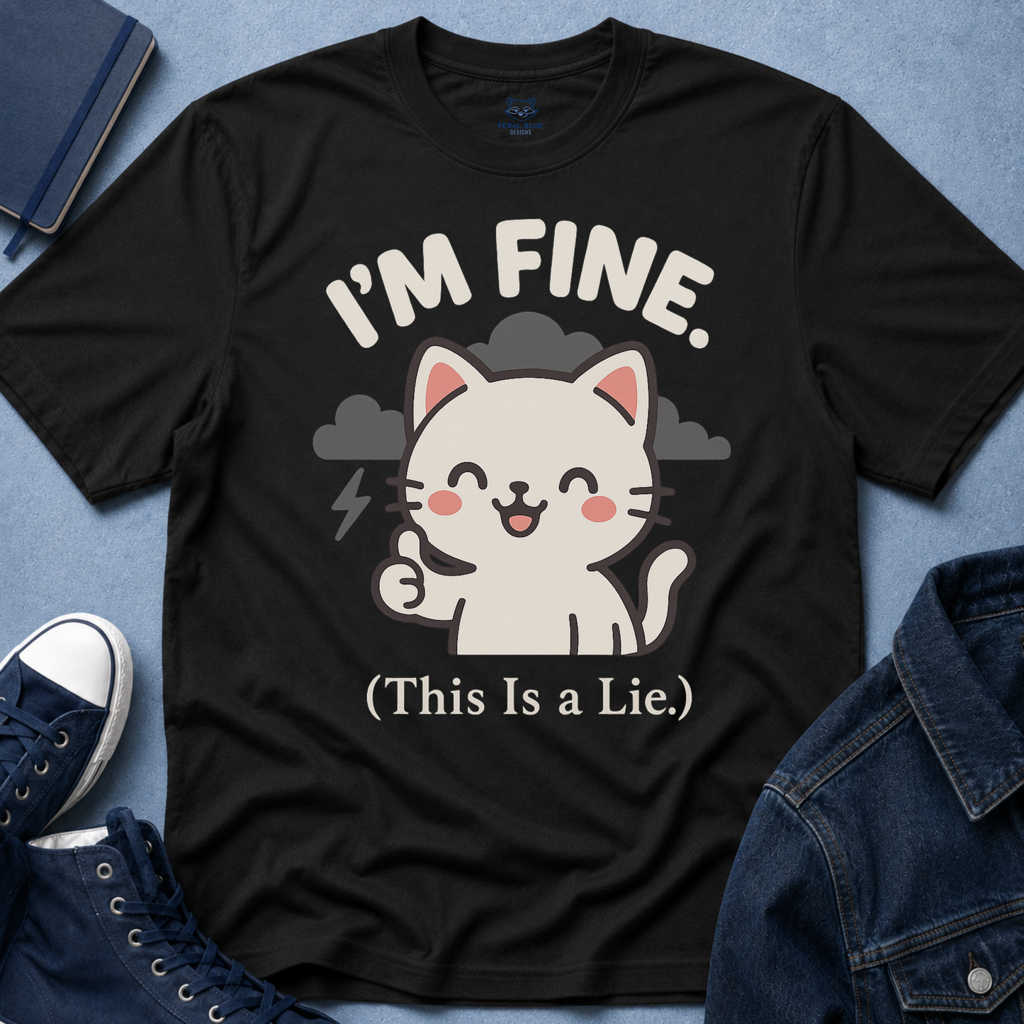 I'm Fine This is a Lie T-Shirt