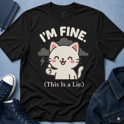 I'm Fine This is a Lie T-Shirt