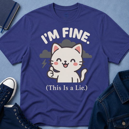 I'm Fine This is a Lie T-Shirt
