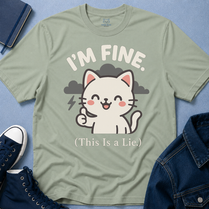 I'm Fine This is a Lie T-Shirt