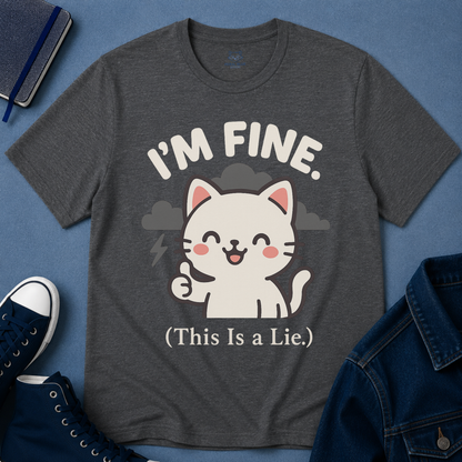 I'm Fine This is a Lie T-Shirt