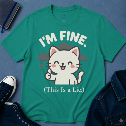 I'm Fine This is a Lie T-Shirt
