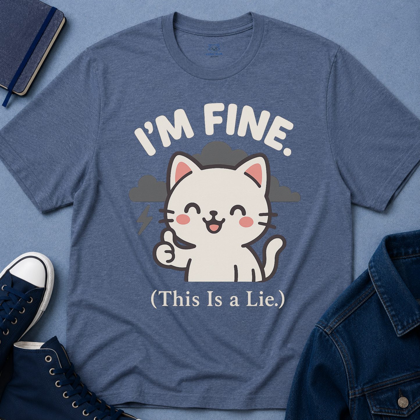 I'm Fine This is a Lie T-Shirt