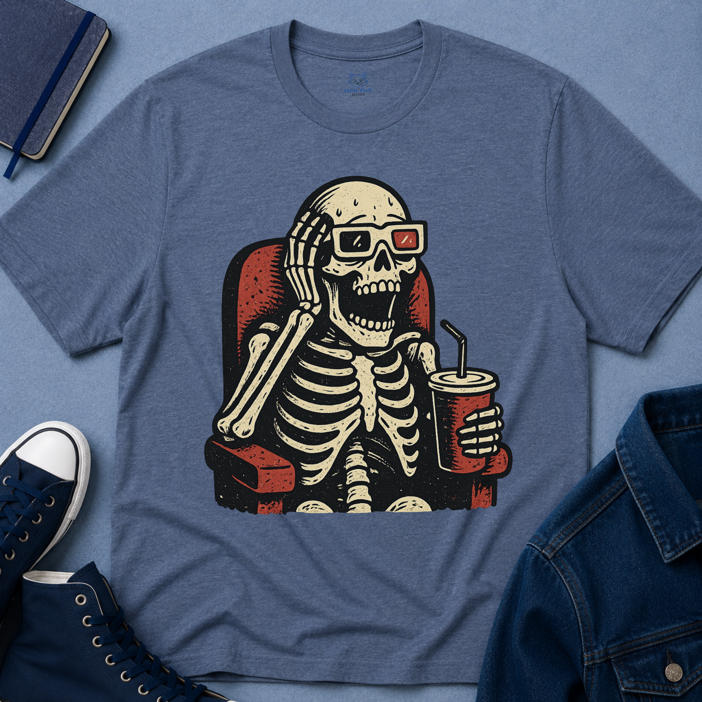 Movie Skeleton Graphic T-Shirt