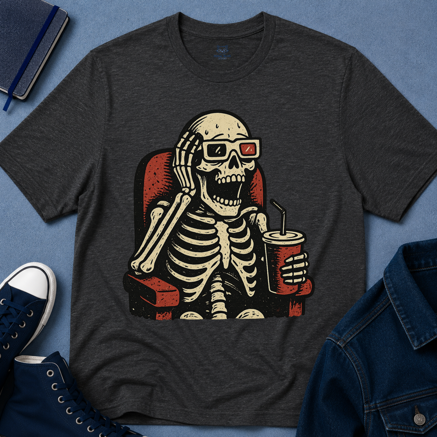 Movie Skeleton Graphic T-Shirt