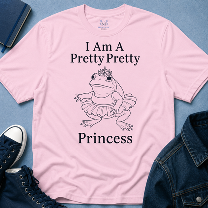I Am a Pretty Pretty Princess T-Shirt - Bullfrog