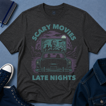 Scary Movies, Late Nights T-Shirt